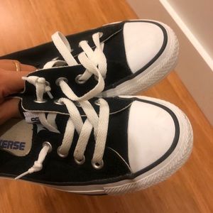Converse black sneakers
